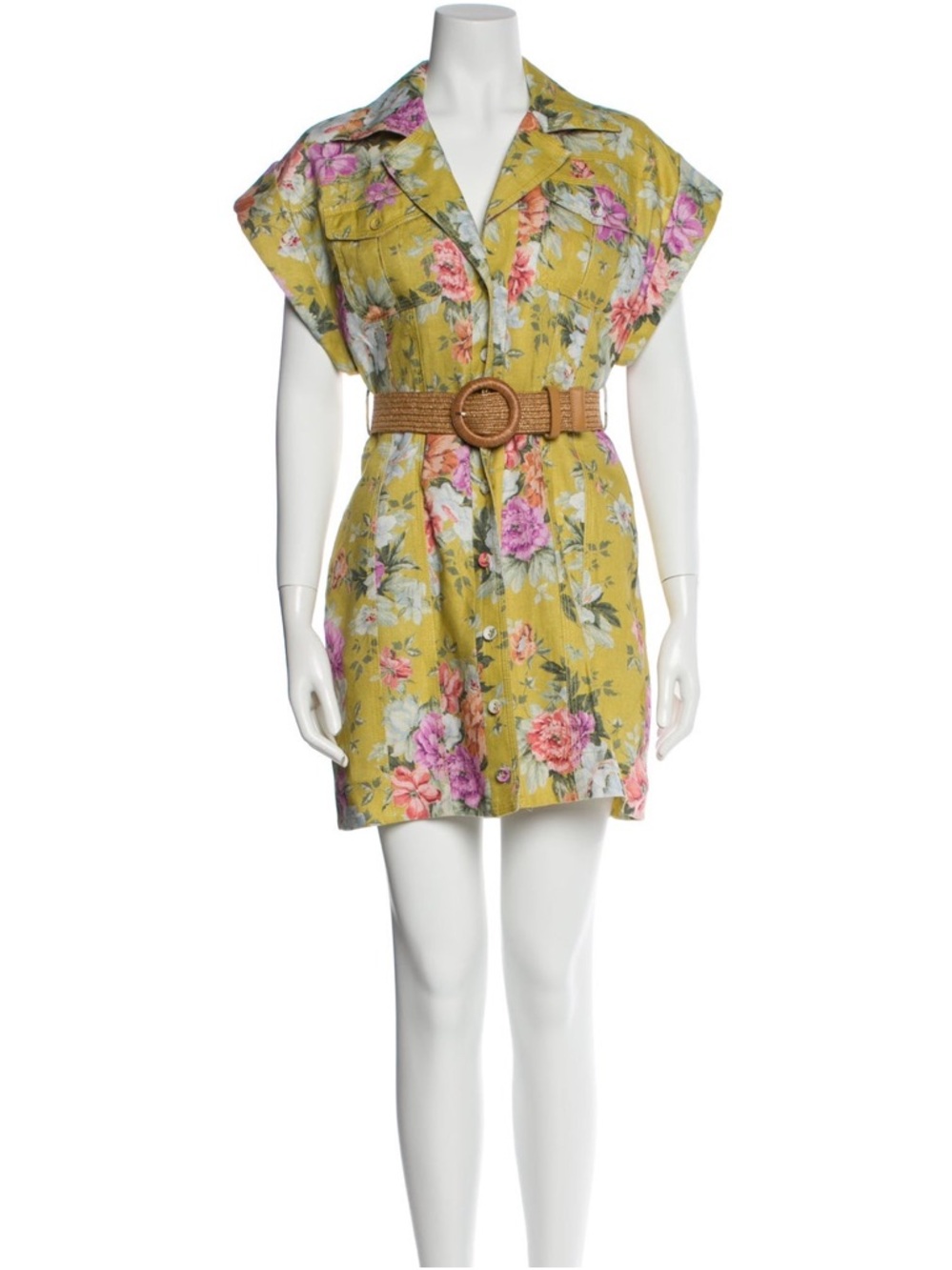 ZIMMERMANN Chartreuse dress